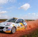 Schneller Youngster: Marian Griebel im Opel Adam R2 vom ADAC Opel Rallye Junior Team